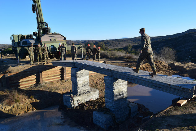 Marines from the 1st Marine Logistics Group at Camp Pendleton, California, transformed their motto—“Victory through Logistics”—to action when they successfully 3D printed a concrete bridge in December, with the help of the Marine Corps Systems Command Advanced Manufacturing Operations Cell and the Army Corps of Engineers.